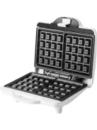 Гофретник ECG S 1370 Waffle, 700W, Бял - Код G5074