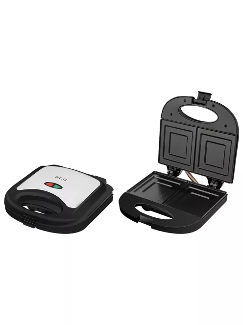 Сандвич мейкър ECG S 3172, 750W, Черен/Сив - Код G5353