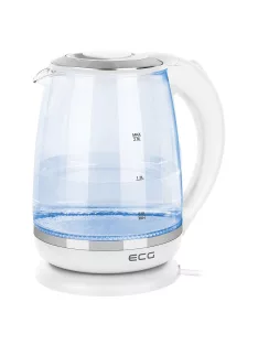   Кана за вода ECG RK 2020 White Glass, 1850-2200 W, 2.0L, Бял - Код G5413