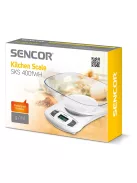 Кухненска везна SENCOR SKS 4001WH, Обем на купата 200 ml, Бял - Код G5492