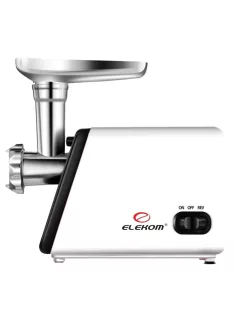   Електрическа месомелачка ELEKOM ЕК-312, 1200 W, Бял - Код G8578