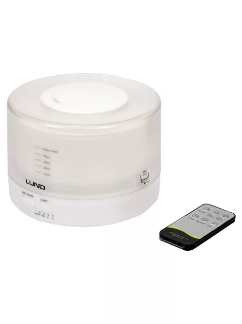 Арома дифузер LUND, WHITE, 12 W, 500 ml, Бял - Код G8701