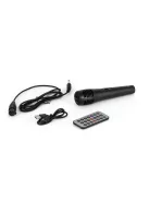 Активна тонколона Rancore RS661, 16W, 65dB, Дистанционно управление, USB кабел, Mикрофон с кабел, Черен - Код G8738