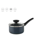 Касерола Muhler Nia MR-1615, 16x8cm, 1.5L, Тъмен син - Код G8796
