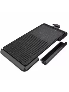   Електрическа скара Muhler MG-5126, 2200W, 1/2 оребрена, 1/2 гладка, Черен - Код G8952