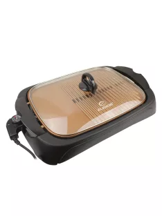 електрически грил ELEKOM ЕК-13 GM, 1800W, С капак