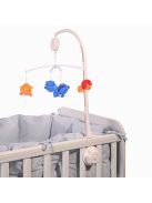 Музикална въртележка LORELLI WILD ANIMALS, Бял - Код L11561