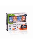 Музикална въртележка LORELLI WILD ANIMALS, Бял - Код L11561