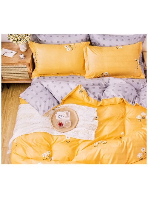 Set de lenjerie de pat cu două fețe EmonaMall, 6 piese - modelul S12027