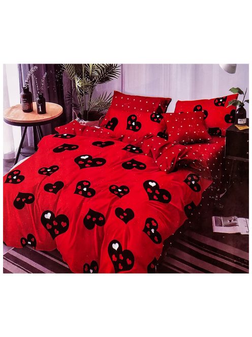 Set de lenjerie de pat cu două fețe EmonaMall, 6 piese - modelul S12097