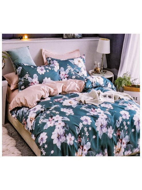 Set de lenjerie de pat cu două fețe EmonaMall, 4 piese - modelul S12098