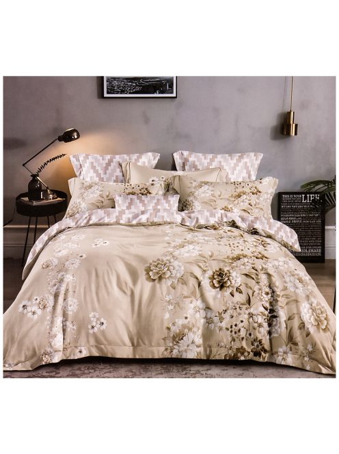 Set de lenjerie de pat cu două fețe EmonaMall, 4 piese - modelul S12107