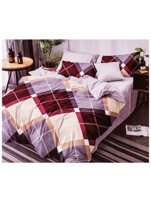 Set de lenjerie de pat cu două fețe EmonaMall, 6 piese - modelul S12144