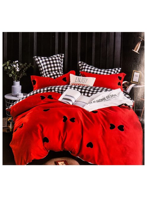 Set de lenjerie de pat cu două fețe EmonaMall, 6 piese - modelul S12165