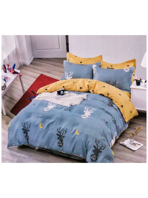 Set de lenjerie de pat cu două fețe EmonaMall, 6 piese - modelul S12174