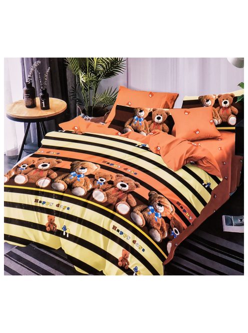 Set de lenjerie de pat cu două fețe EmonaMall, 6 piese - modelul S12198