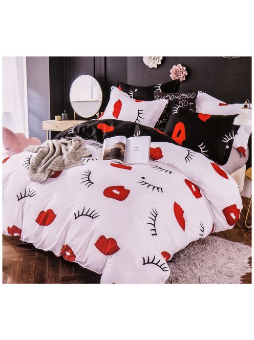 Set de lenjerie de pat cu două fețe EmonaMall, 6 piese - modelul S12220