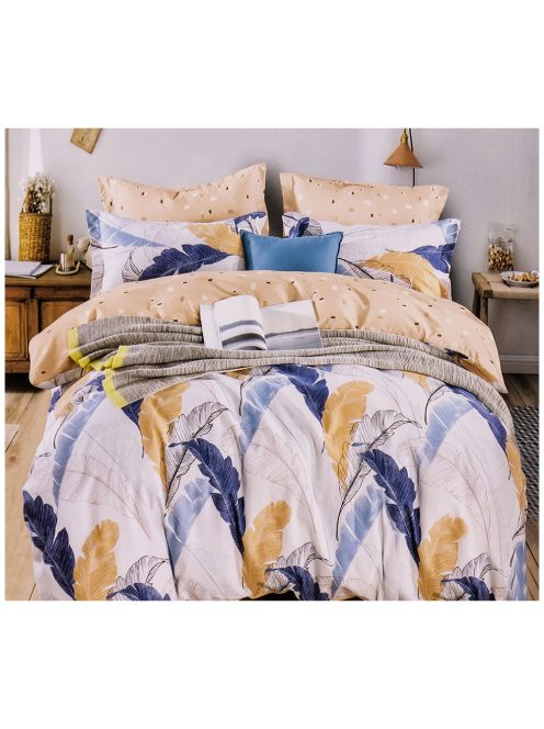 Set de lenjerie de pat cu două fețe EmonaMall, 6 piese - modelul S12315