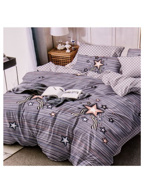 Set de lenjerie de pat cu două fețe EmonaMall, 6 piese - modelul S12322