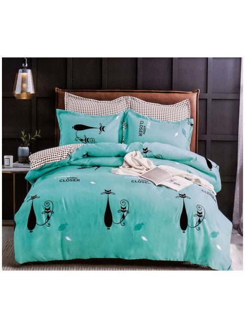 Set de lenjerie de pat cu două fețe EmonaMall, 6 piese - modelul S12325