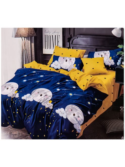Set de lenjerie de pat cu două fețe EmonaMall, 6 piese - modelul S12340