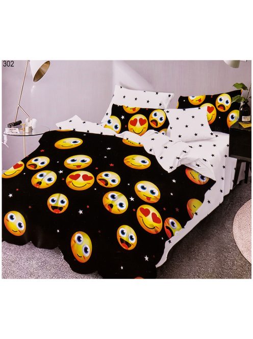 Set de lenjerie de pat cu două fețe EmonaMall, 6 piese - modelul S12375