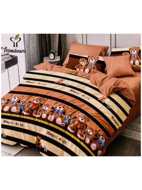 Set de lenjerie de pat cu două fețe EmonaMall, 6 piese - modelul S12404