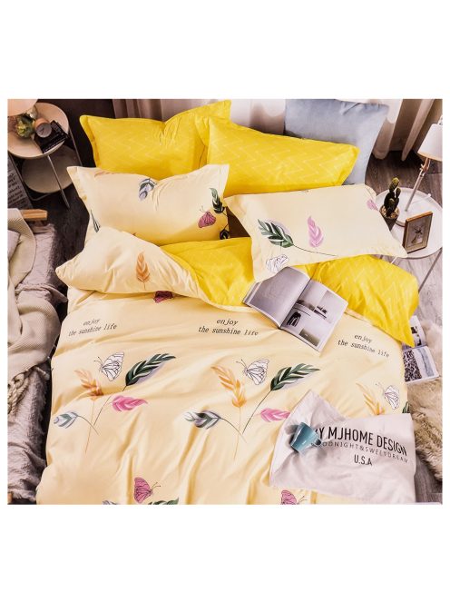 Set de lenjerie de pat cu două fețe EmonaMall, 4 piese - modelul S12416
