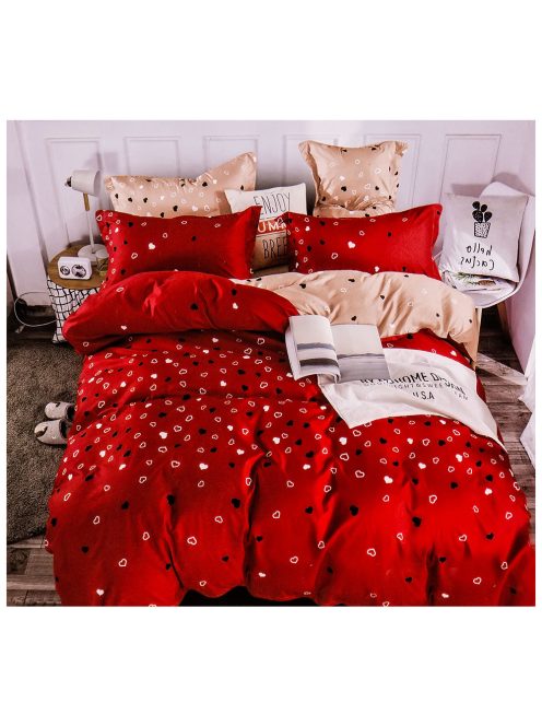 Set de lenjerie de pat cu două fețe EmonaMall, 4 piese - modelul S12425