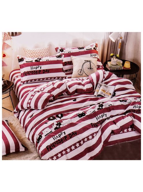 Set de lenjerie de pat cu două fețe EmonaMall, 4 piese - modelul S12428