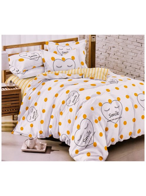 Set de lenjerie de pat cu două fețe EmonaMall, 6 piese - modelul S12497