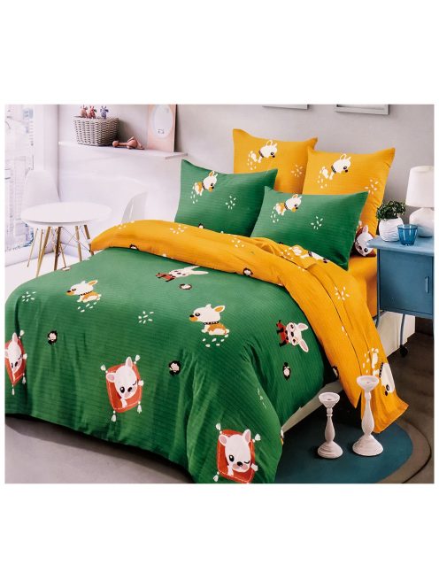 Set de lenjerie de pat cu două fețe EmonaMall, 6 piese - modelul S12506