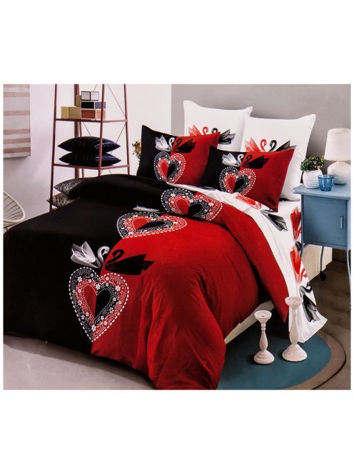 Set de lenjerie de pat cu două fețe EmonaMall, 6 piese - modelul S12508