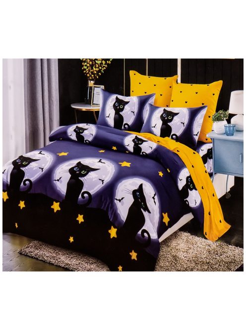 Set de lenjerie de pat cu două fețe EmonaMall, 6 piese - modelul S12521