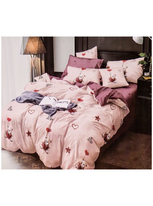 Set de lenjerie de pat cu două fețe EmonaMall, 6 piese - modelul S12555