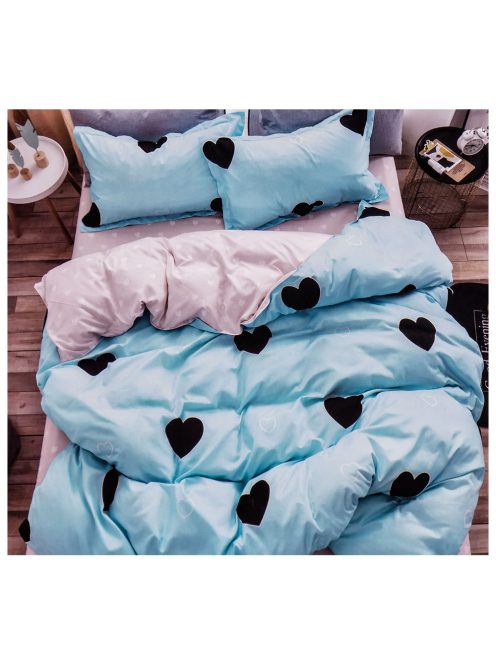 Set de lenjerie de pat cu două fețe EmonaMall, 6 piese - modelul S12616