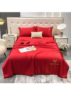   Спално бельо с тънка олекотена завивка EmonaMall, 4 части - Модел S17189
