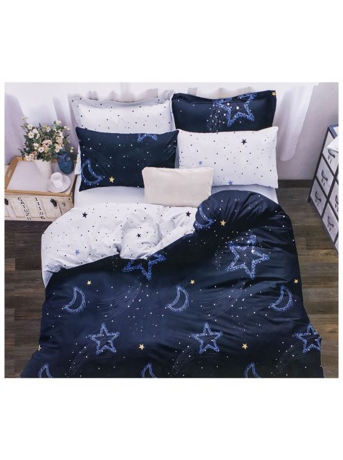 Set de lenjerie de pat cu două fețe EmonaMall, 4 piese - modelul S8544