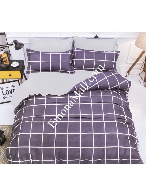 Set de lenjerie de pat cu două fețe EmonaMall, 4 piese - modelul S8755