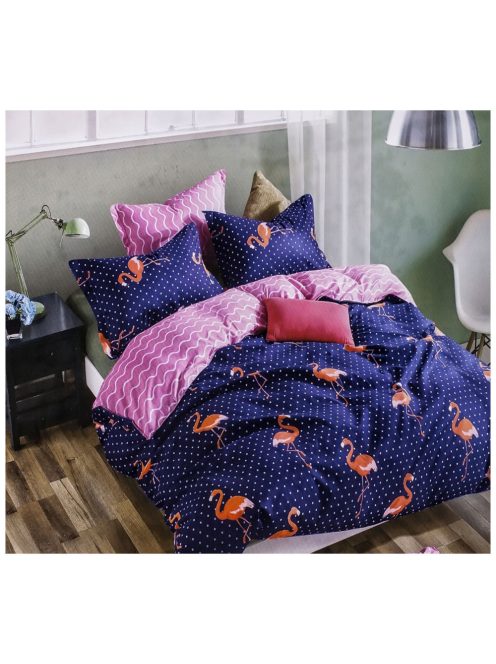 Set de lenjerie de pat cu două fețe EmonaMall, 4 piese - modelul S8924
