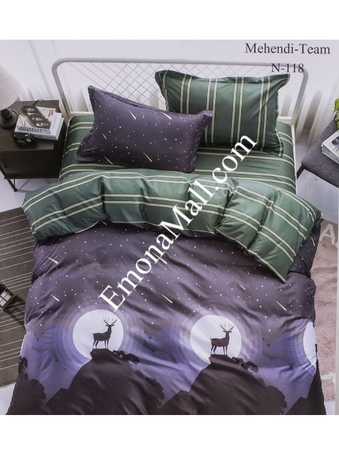 Set de lenjerie de pat cu două fețe EmonaMall, 4 piese - modelul S8988