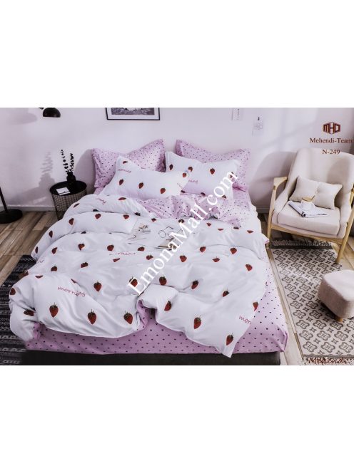 Set de lenjerie de pat cu două fețe EmonaMall, 4 piese - modelul S8991