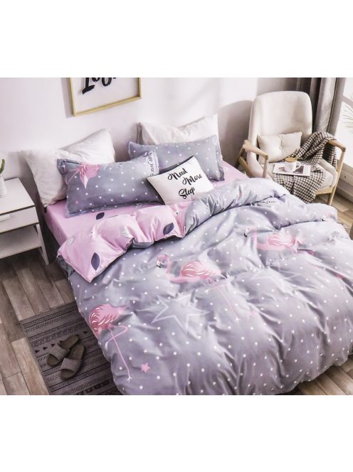 Set de lenjerie de pat cu două fețe EmonaMall, 4 piese - modelul S9591