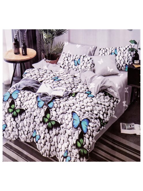 Set de lenjerie de pat cu două fețe EmonaMall, 6 piese - modelul S9701