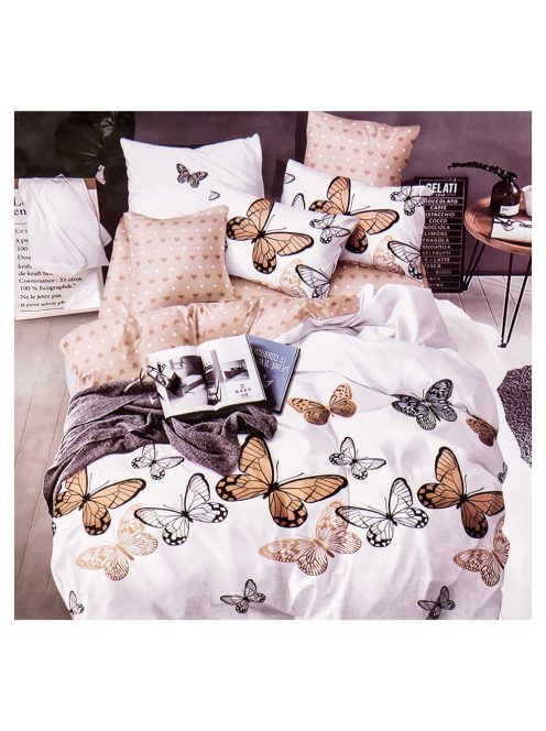 Set de lenjerie de pat cu două fețe EmonaMall, 6 piese - modelul S9705