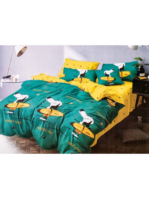 Set de lenjerie de pat cu două fețe EmonaMall, 6 piese - modelul S9711