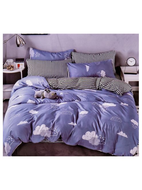 Set de lenjerie de pat cu două fețe EmonaMall, 4 piese - modelul S9821