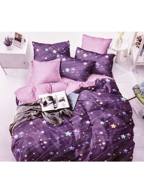 Set de lenjerie de pat cu două fețe EmonaMall, 6 piese - modelul S9871