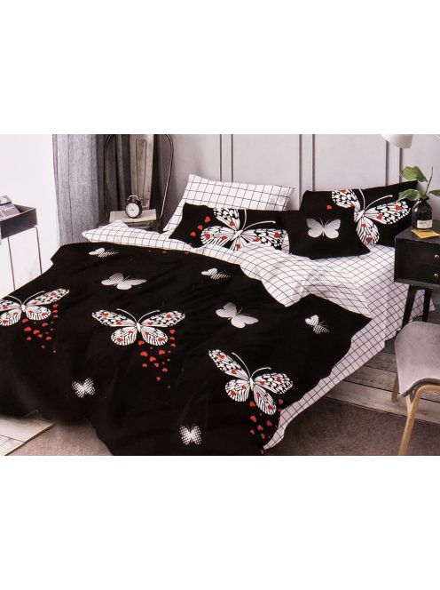 Set de lenjerie de pat cu două fețe EmonaMall, 6 piese - modelul S9891