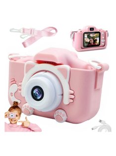   Детски фотоапарат EmonaMall, Розов - Код T1027